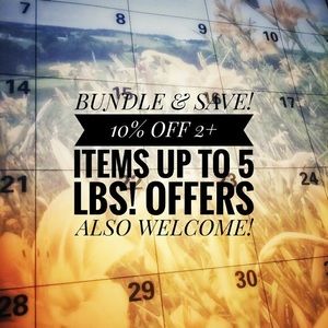 Bundles must be under 5 pounds